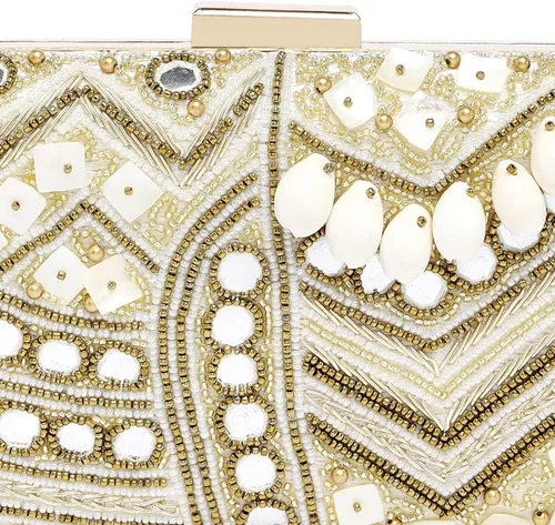 Vista 8 de Potli - Bolso de mano para mujer, hecho a mano, elegante, para novia, a la moda