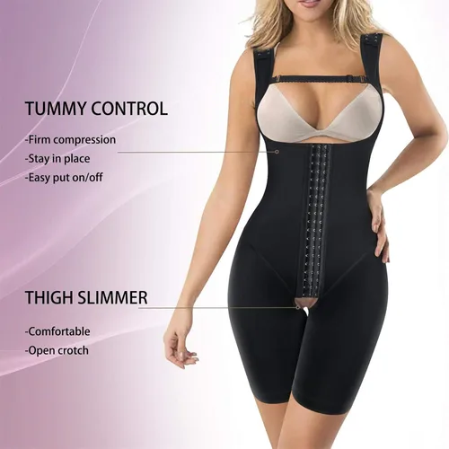 Vista 3 de BRABIC - Faja tipo body para mujer, moldeadora de cintura, realce de glúteos, control de abdomen y estilizadora de piernas, faja de cuerpo completo
