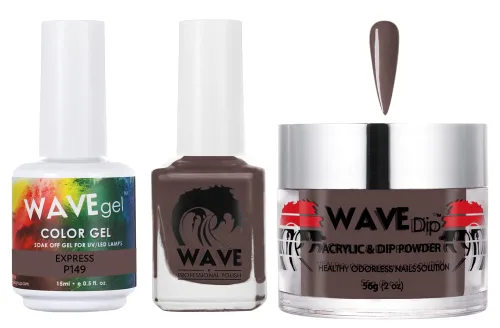 Vista 29 de WAVEGEL - Juego de gel de remojo, laca de uñas y polvo acrílico a juego - Colección Simplicity - #P109 Blizzard