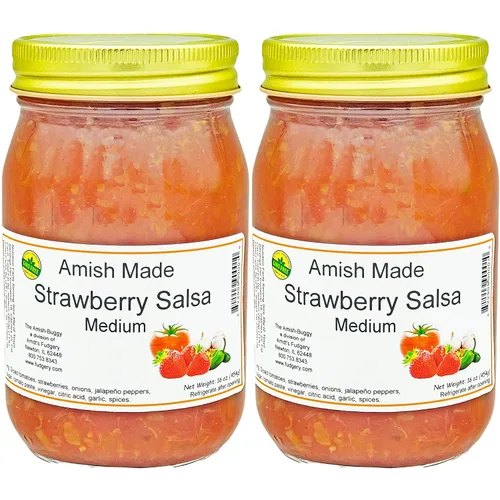 Vista 14 de Arndts Fudgery Amish Made Salsa Tarros de 2-16 onzas (manzana mediana)
