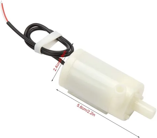Vista 5 de Bomba de fuente de agua, bomba de agua sumergible portátil Dc 3V/5V/6V anfibio horizontal bajo ruido fuentes eléctricas mini Wasserpumpe