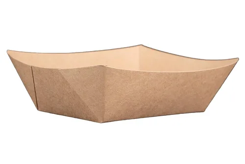 Vista 10 de Southern Champion Tray 0513 #100 Bandeja para alimentos de cartón ECO Kraft, capacidad de 1 lb (Caja de 1000)