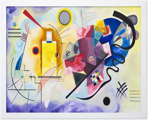 Vista 37 de Poster Master Póster vintage Wassily Kadinsky – Impresión retro delicada de tensión – Arte de formas geométricas – Arte abstracto – Arte moderno