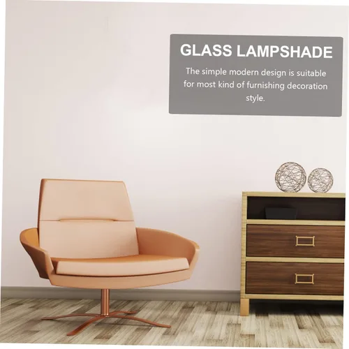 Vista 4 de Pantalla de cristal para sala de estar elegante colgante de luz de estado de ánimo cálido fácil de instalar/quitar