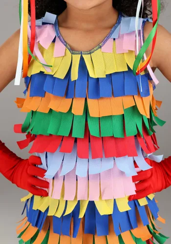 Vista 3 de Disfraz de Piñata para Niñas Multicolor
