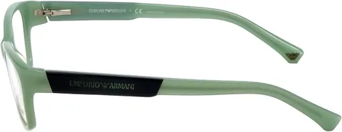 Vista 3 de Emporio Armani EA3004F - 5085 - Gafas de ópalo verde aguamarina con lente de demostración transparente de 2.047in, Ópalo verde agua., 5216140