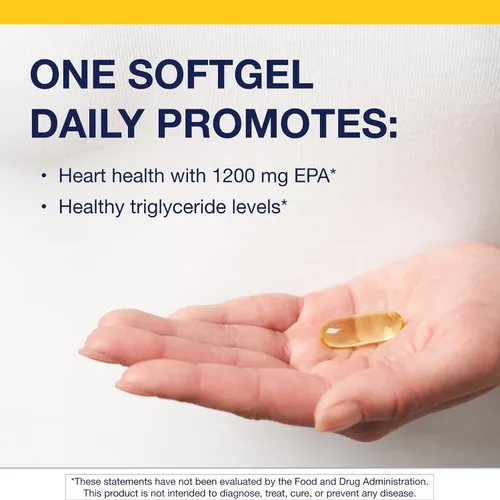 Vista 2 de Metagenics OmegaGenics Aceite de pescado EPA 1200 - Suplemento Omega-3 de alta potencia - Apoya la salud cardíaca, cerebral e inmunológica*