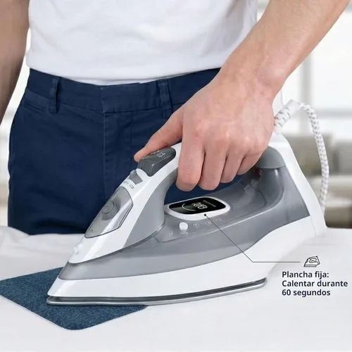 Vista 5 de Johnson & Smith Parches para planchar – Parche de 14 piezas para reparación de ropa, pantalones – Parches adhesivos de tela en 2 formas – Fácil