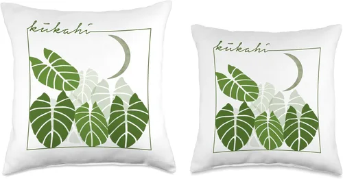 Vista 3 de Kalo Kukahi - Pala'ili Almohada de tiro 16x16, multicolor