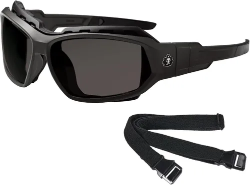Vista 12 de Ergodyne Skullerz Loki - Juego de gafas de seguridad antiempañantes convertibles, mate