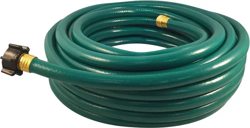 Vista 3 de Flexon Manguera de jardín de servicio ligero de 1/2" x 25 pies – Liviana, flexible, resistente a dobleces, vinilo duradero, acoplamientos a prueba