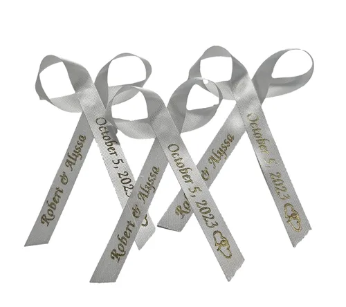 Vista 2 de Cintas personalizadas para despedidas de soltera, bodas, fiestas o baby showers, totalmente montadas, paquete de 25