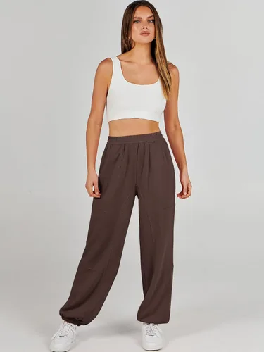 Vista 8 de ANRABESS Pantalones deportivos de cintura alta para mujer