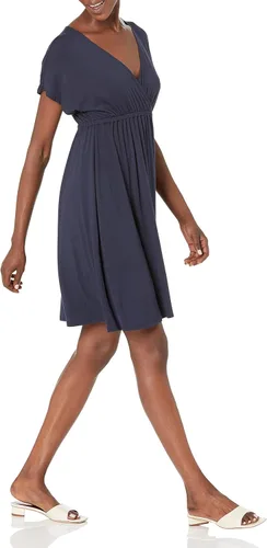 Vista 4 de Tienda Essentials Vestido de sobrepelliz para mujer (disponible en tallas grandes)