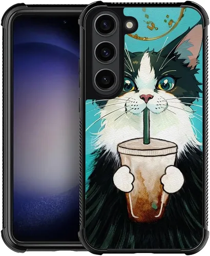 Vista 38 de Funda compatible con Samsung Galaxy S23, diseño de elefantes africanos, diseño increíble a prueba de golpes, antiarañazos, carcasa trasera