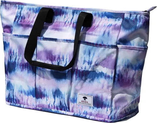 Vista 9 de Bolsa de fin de semana para mujer con múltiples bolsillos para llevar durante la noche, bolsa de viaje para gimnasio, bolsa de equipaje con funda