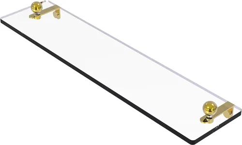 Vista 39 de Allied Brass PR-1/22-ORB Pr - Estante de vidrio con bordes biselados de 1 pulgada, 22 pulgadas, bronce aceitado