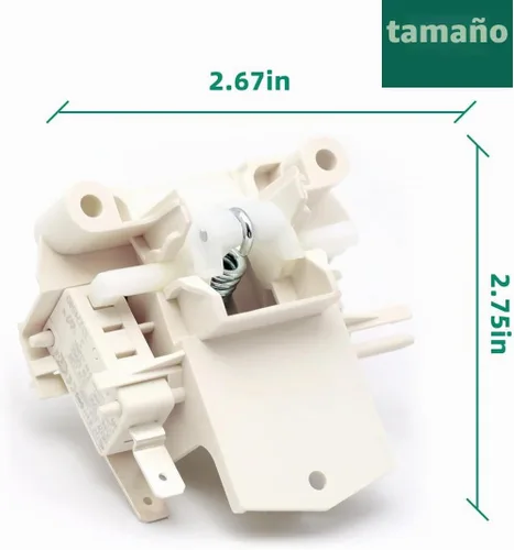 Vista 2 de 【 Actualizado 】DD81-02132A / DD81-01629A Pestillo de Bloqueo del Interruptor de Puerta de Lavavajillas Compatible con Modelos de Lavavajillas