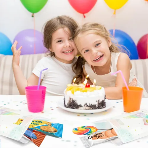Vista 5 de DaiUni 30 piezas de bolsas de unicornios, bolsas de regalo de fiesta con asas para cumpleaños de niños