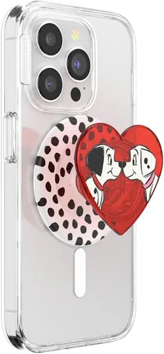 Vista 21 de PopSockets - Agarre para teléfono con soporte expandible, agarre adhesivo, Disney - Mickey Be Kind