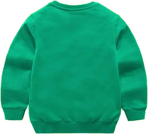Vista 2 de Camisetas de manga larga de algodón sólido para niños pequeños
