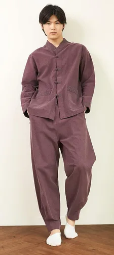 Vista 4 de Illang Conjunto Hanbok unisex, ropa tradicional de Corea, Hanbok casual BTS para yoga y meditación, ropa de templo