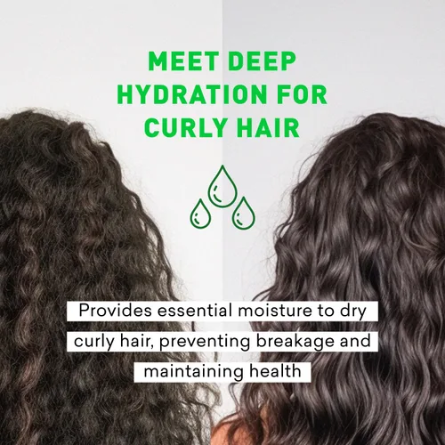 Vista 2 de Just Nutritive Gel de hierbas para cabello rizado Gel para peinar y acondicionar el cabello encrespado 16 onzas