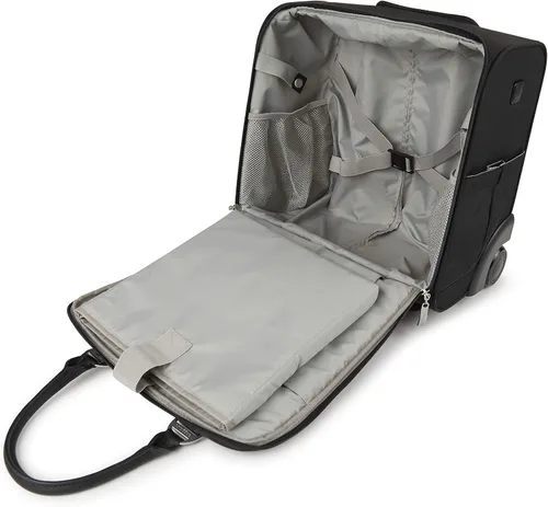 Vista 2 de baggallini 2 ruedas debajo del asiento, Negro, talla única , 2 ruedas debajo del asiento