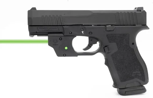 Vista 5 de Mira láser verde serie E de Viridian Weapon Technologies, ajuste personalizado para armas, para pistolas con o sin riel, láser verde clase 3R