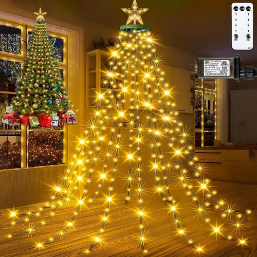 Vista 11 de Luces inteligentes para el día de San Valentín con estrella superior, control de aplicación, sincronización de música, cambio de color, luces