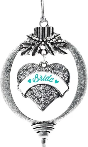 Vista 43 de Inspired Silver - Adorno con dije de hermana gemela - Adornos navideños de plata con circonitas cúbicas