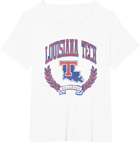 Vista 23 de Louisiana Tech Bulldogs Varsity Logo - Camiseta con licencia oficial, Negro