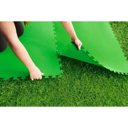 Vista 22 de Bestway Suelo Piscina Foam Verde 9 Piezas 78x78 cm Jardin 58636