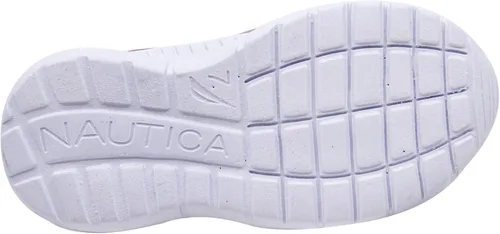 Vista 4 de Nautica - Tenis modernos y con detalles metálicos para niñas zapato deportivo para correr con cordones I kappil I niña grande niña pequeña niña