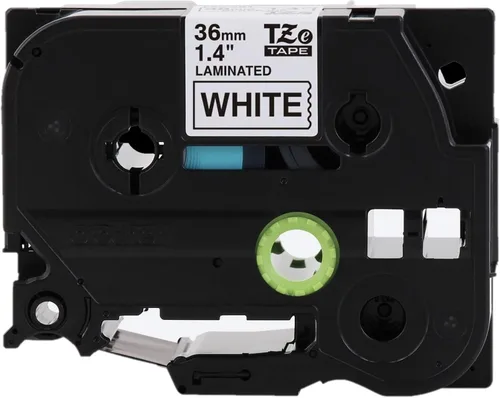 Vista 11 de Brother P-touch TZE-FX251 - Cinta laminada flexible-ID de 2.5 cm de ancho, negro sobre blanco, ideal para envoltorios de cables y señalización