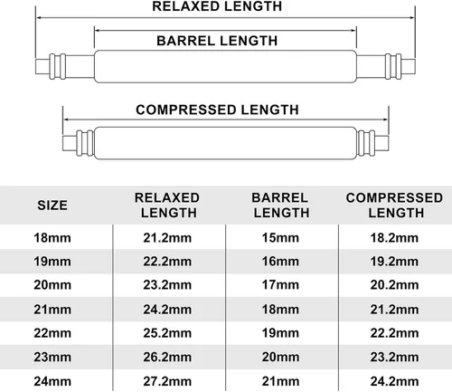 Vista 4 de BISONSTRAP Pasadores de correa de reloj de 0.315 a 0.996 pulgadas, paquete de 4 barras de resorte de acero inoxidable con una correa de reloj, kit