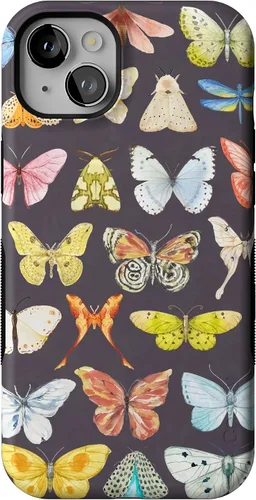 Vista 43 de Casely Funda para iPhone 14 Plus Viva La Vida Frida Kahlo Collage Diseño protector audaz Compatible con MagSafe
