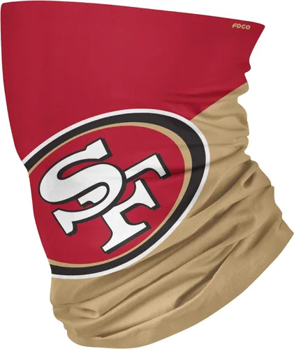 Vista 25 de FOCO NFL unisex-adult Nfl Team Logo Neck Gaiter Multiuse Mini impresión del color del equipo.