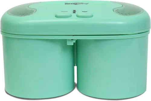 Vista 2 de Koolatron Total Chef - Máquina de helados de doble golosina, capacidad de 1 litro, 2 sabores a la vez, haz helado casero, gelato, sorbete de fruta