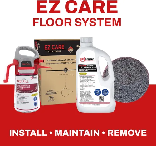 Vista 8 de SC Johnson Professional EZ Care - Almohadilla de limpieza resistente de 16 pulgadas de diámetro, caja de 5