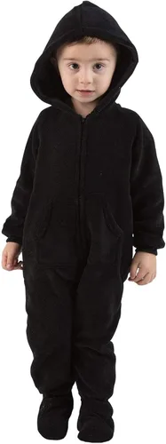 Vista 6 de Footed Pajamas - Enterizo con capucha a juego para la familia Suéteres de una pieza para niños, niñas, hombres, mujeres y mascotas, unisex, Candy