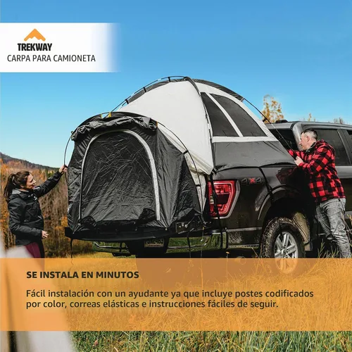 Vista 6 de Offroading - Tienda de campaña para caja de camioneta, longitud de 6.5 pies de caja