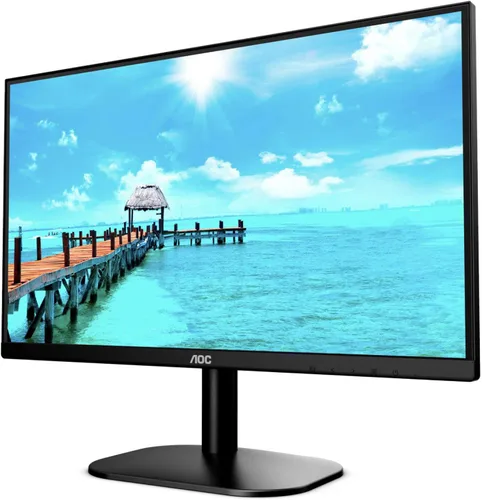Vista 7 de AOC 24B2XH - Monitor IPS Full HD de 24 pulgadas, entradas HDMI y VGA ultradelgadas de 3 lados y sin marco, modo Lowblue, compatible con VESA, negro