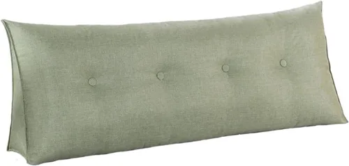 Vista 7 de Almohada de cuña para dormir, cojín grande con funda de almohada extraíble, cojín triangular para soporte de espalda para cama o sofá tamaño King