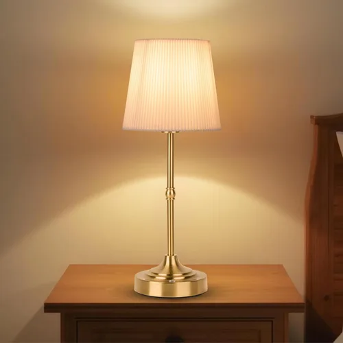 Vista 10 de Lámpara de Mesa Recargable Inalámbrica, Luz Cálida de Escritorio, Lámparas Táctiles Inalámbricas con Brillo Regulable Sin Escalones y Pantalla
