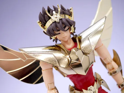 Vista 6 de Bandai Saint Cloth Myth EX Pegasus Seiya (recién nacido santo paño) ~ Edición limitada dorada ~