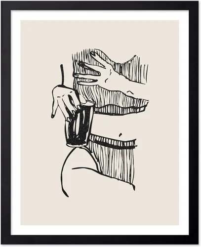 Vista 148 de Poster Master Faces Poster - Retro Women Print - Portrait Art - Sketch Illustration - Abstract Artwork - Woman Design - Chic Boho Design - Great