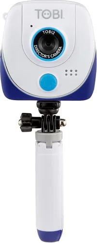 Vista 5 de Little Tikes Tobi 2 Director's - Cámara digital de alta definición para fotos y videos, pantalla verde, selfies, temporizador automático, trípode
