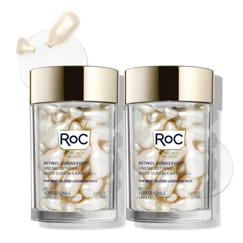 Vista 11 de RoC Retinol Correxion Suero de Noche Anti-Envejecimiento contra Arrugas, Suero de Retinol para el Rostro, Tratamiento Diario para Líneas Finas