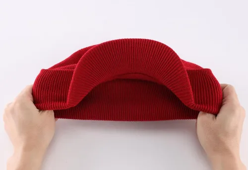 Vista 41 de Home Prefer - Gorro de invierno para hombre con visera, cálida y doble punto.